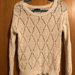 American Eagle crochet sweater size M